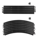 Toi-toys train set rails électriques à grande vitesse, 15 pièces.