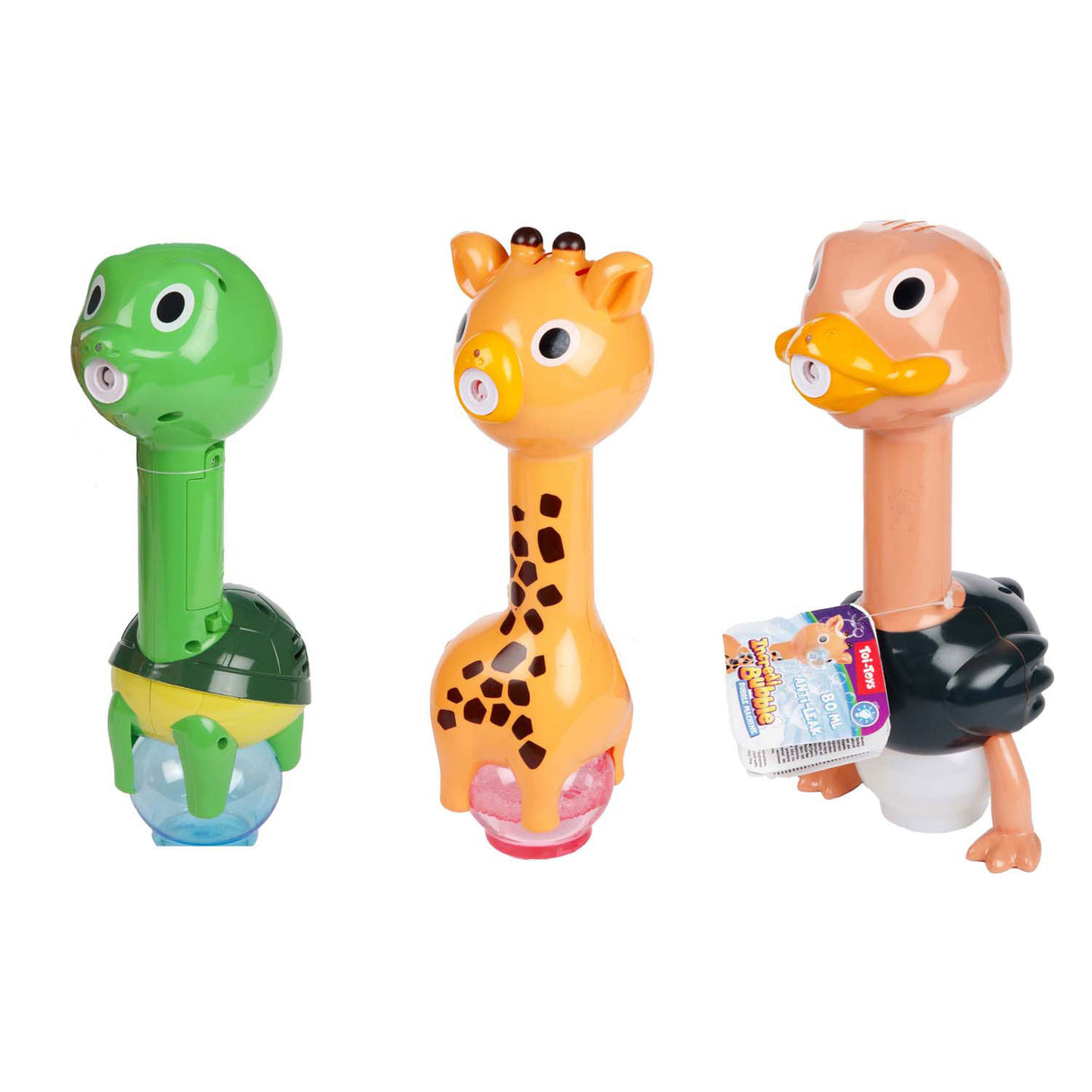Toi-toys incredibubble machine à souffler des bulles animal, 80ml
