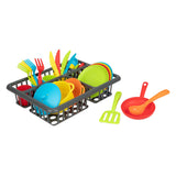 Toi-toys égouttoir à nourriture domestique avec couverts et casseroles, 27 pcs.