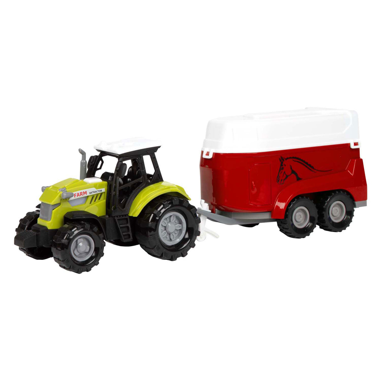 Toi-toys ackers ville tracteur et remorque avec lumière et son, 10cm