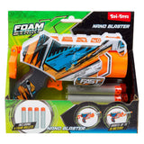 Toi-toys pistolet de tir Strikex en mousse nano blaster avec 4 flèches en mousse