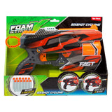 Toi-toys pistolet de tir Strikex en mousse cyclone à six coups avec 12 flèches en mousse
