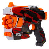 Toi-toys pistolet de tir Strikex en mousse cyclone à six coups avec 12 flèches en mousse