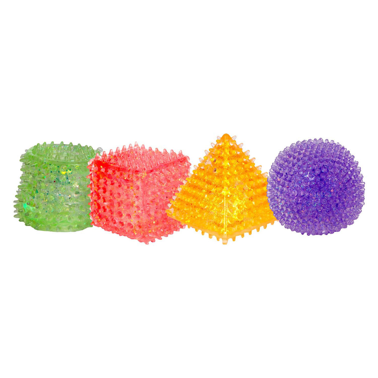 Toi-Toys Fun Textuurknijpbal Geometric, 5cm