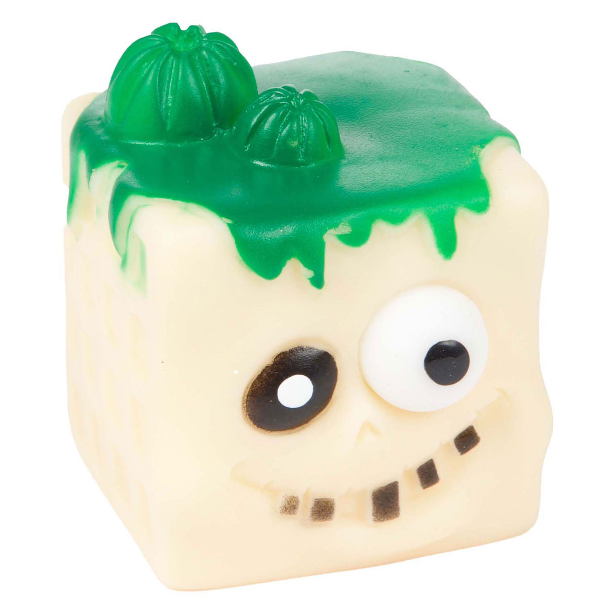 Toi-toys cube à presser amusant œil de moue de monstre, 5 cm