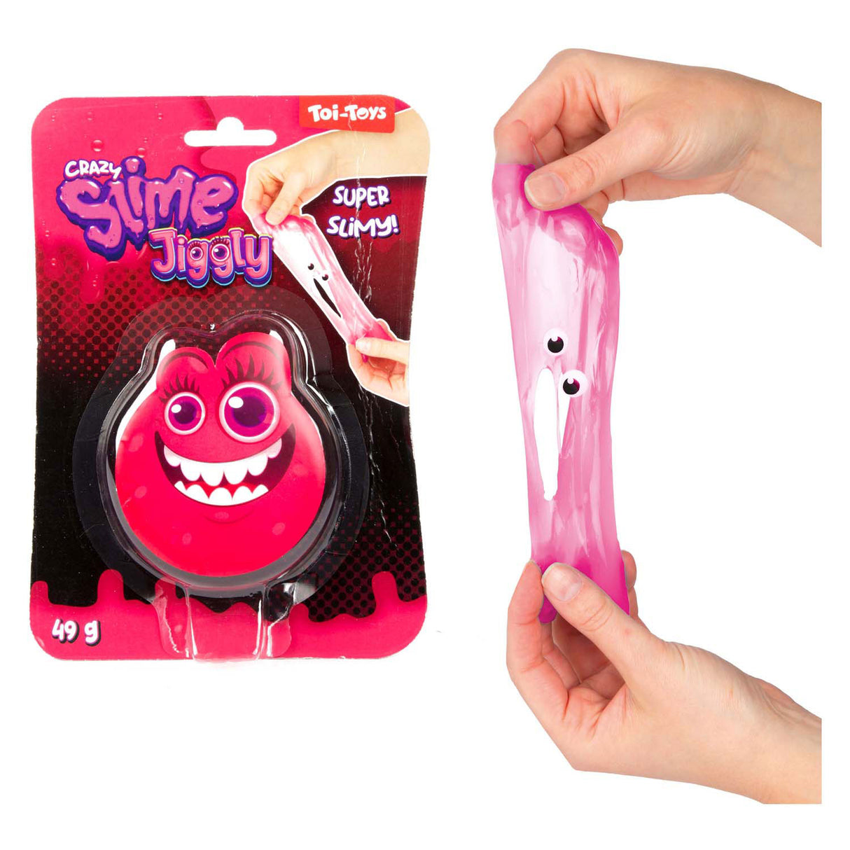 Toi-toys crazy slime slijm monster met ogen