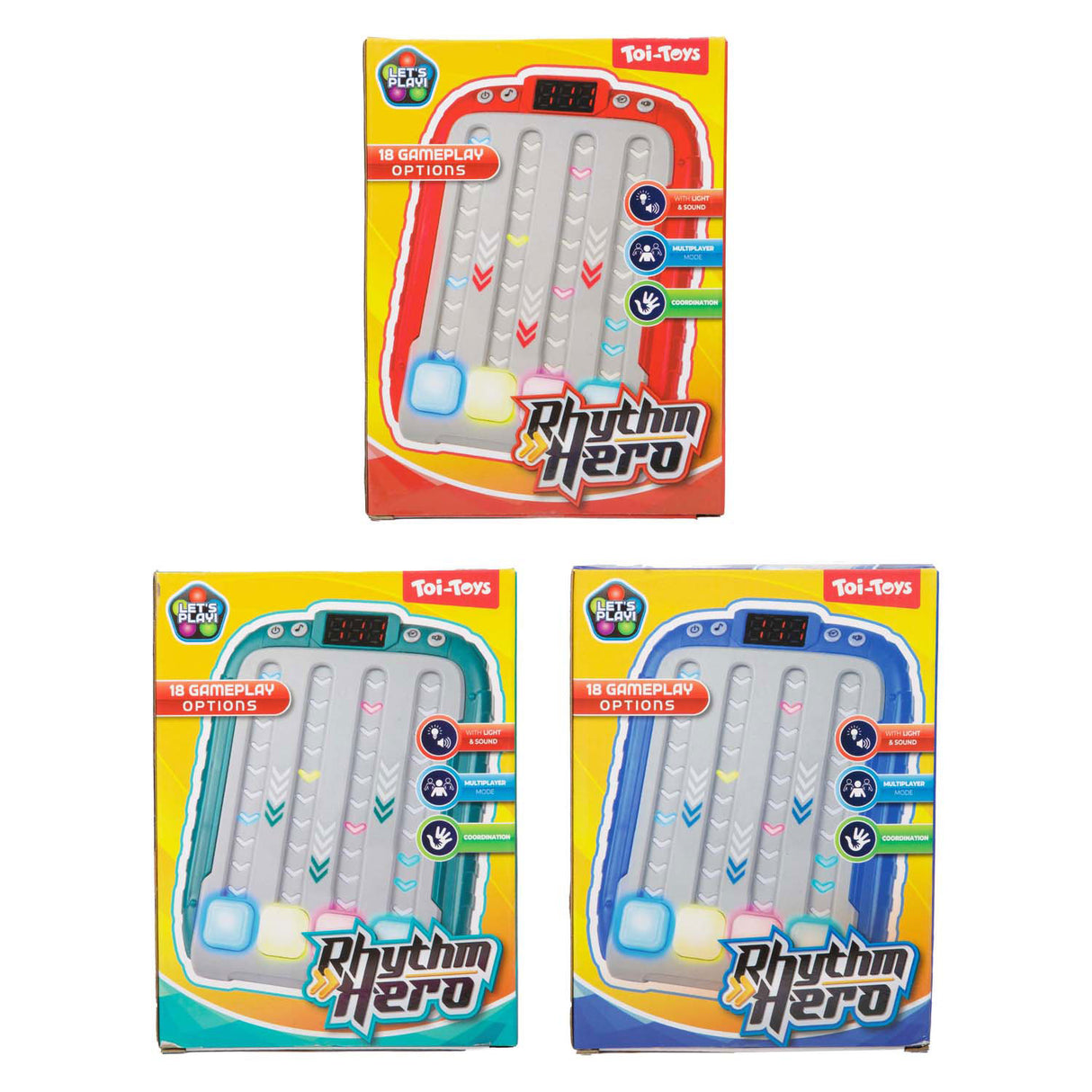 Toi-toys fun elektronisch spel rhythm hero met licht en geluid