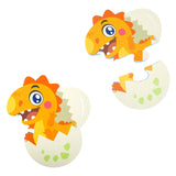 Toi-toys puzzle de sol en mousse petites étoiles dinosaure, 36 pcs.
