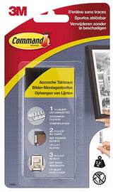 Bandes de cadre photo Command™, 17206blk, noir, grande, 4 x 2 bandes, 7,2 kg