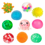 Toi-toys balles à presser 5cm boîte de 10 pièces