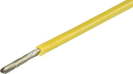 Herth+buss cable câble électrique silicone 1,5 mm jaune 5mtr.