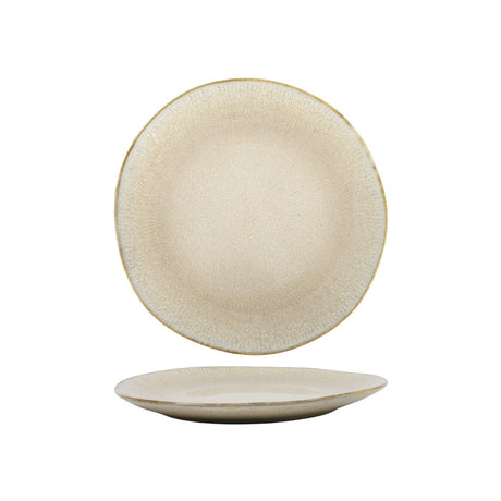 Assiette petit déjeuner sahara beige boite a 6 ø22cm