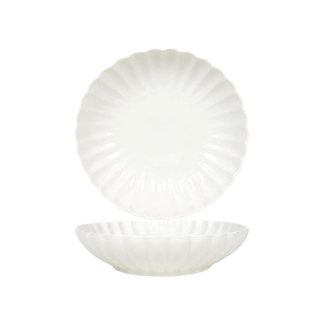 Svenska Living assiette creuse Ø20cm fleur blanc cassé boîte de 6 pièces