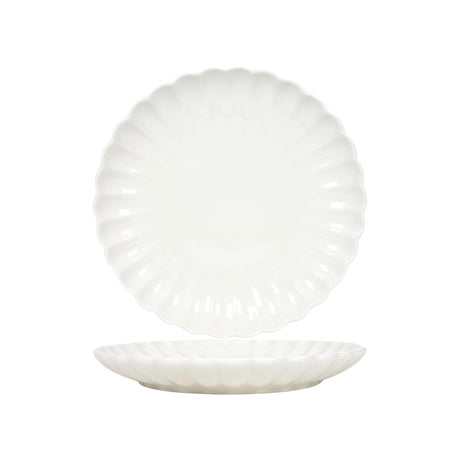 Svenska Living assiette petit-déjeuner Ø19,5cm fleur blanc cassé boîte de 6 pièces