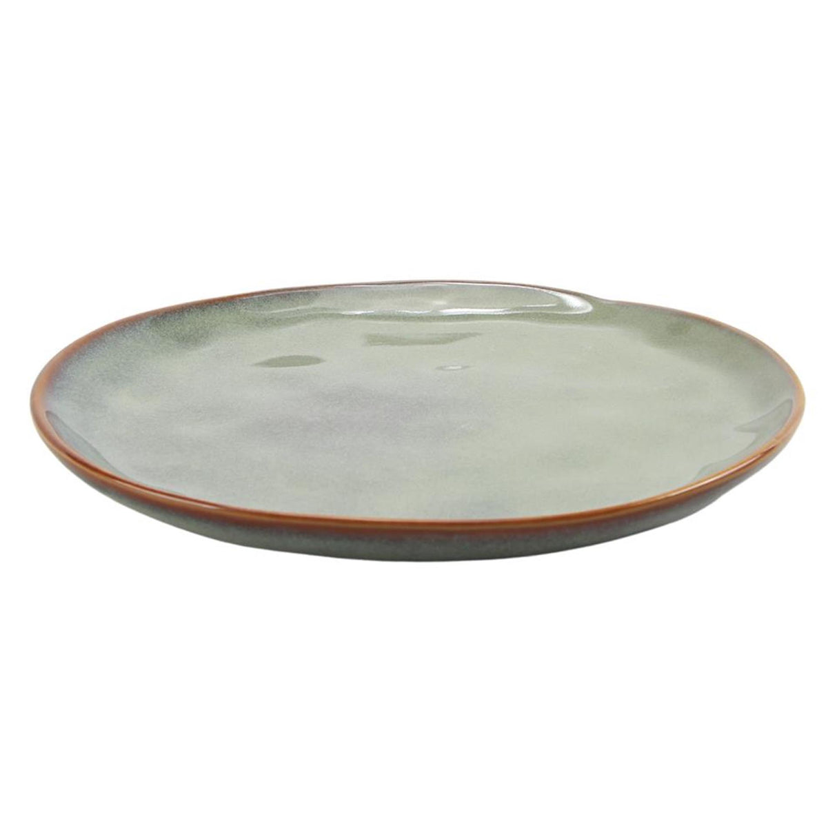 Svenska living assiette petit-déjeuner ø20,5cm menthe marron océan 6 pcs