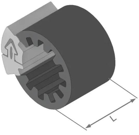 Herth+buss clipfix de montage spécial base de l'entretoise clipfix h+b intérieur-d=5,2 mm, l=30 mm