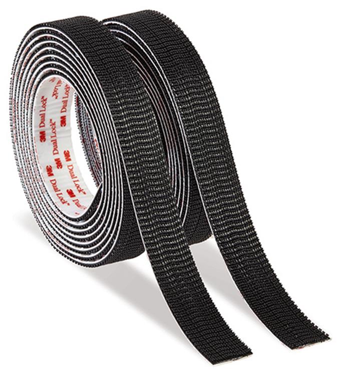 3m 1059586 - ext. noir 120 cm 1 jeu de 2 rouleaux de bandes de montage scotch rf6741 | 6 pièces