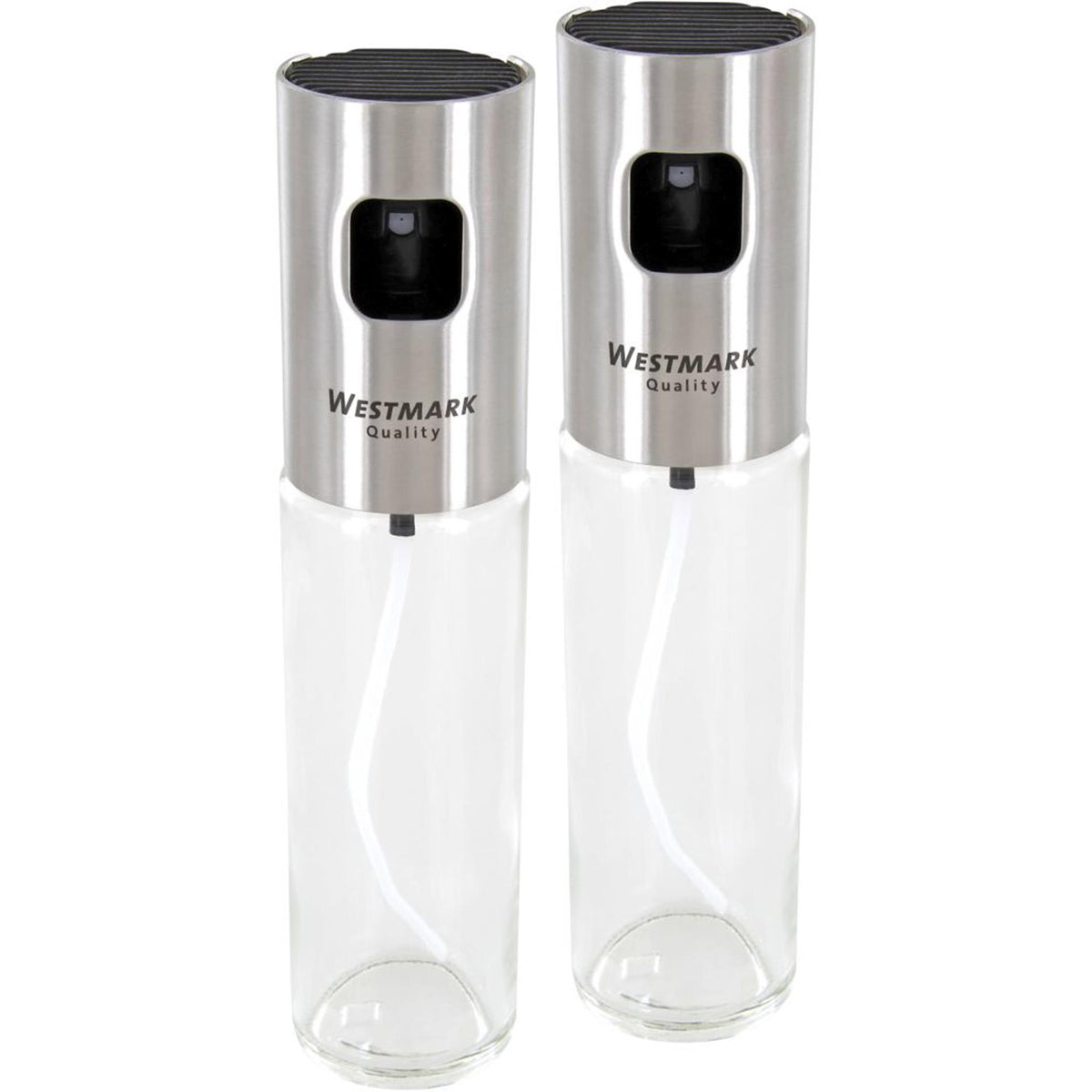 Set vaporisateur d'huile et de vinaigre Westmark - verre et acier inoxydable dia4,2x17,5cm contenu 100ml