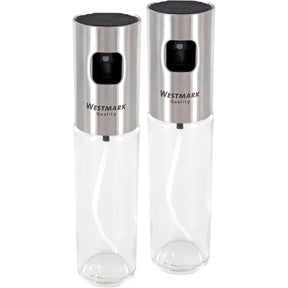 Set vaporisateur d'huile et de vinaigre Westmark - verre et acier inoxydable dia4,2x17,5cm contenu 100ml