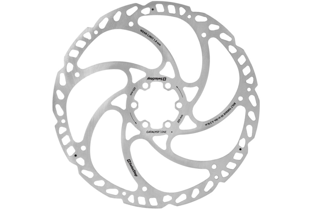 Swisstop - Catalizzatore del disco freno uno a 6 bulloni 203mm