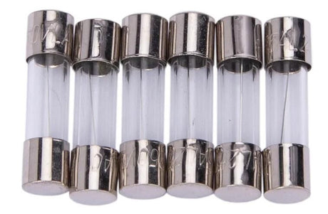 Fusible en verre Dresselhaus fusibles en verre 5x20mm pour autoradio 5a 6 pièces