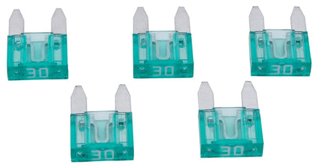Bientôt disponible dresselhaus mini fusible fiche plate fusible plat mini 30a vert clair 5 pcs.