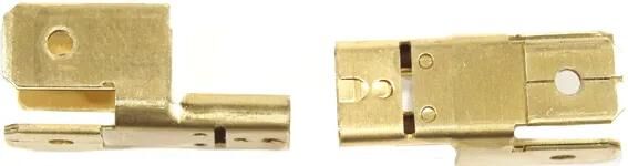 Connecteur enfichable Hella. 3 fois 100pcs p.inh.50pcs 6,3x0,8mm