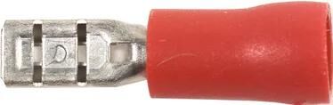 Hella douille de lame fl.st.huels.0.5-1.0 100pcs rouge 2.8x0.5mm
