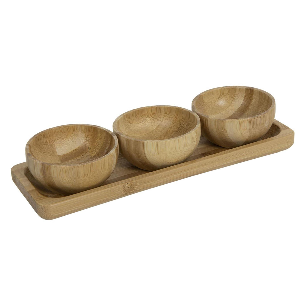 Svenska living service à tapas en bambou 4 pièces 21x7x4,4cm fsc