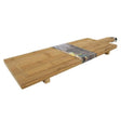 Planche de service sur socle en bambou 58x19x3cm