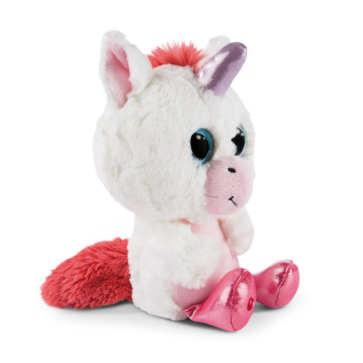 Nici Glubschis Pluchen Cuddle Unicorn Milky-Free, 15cm