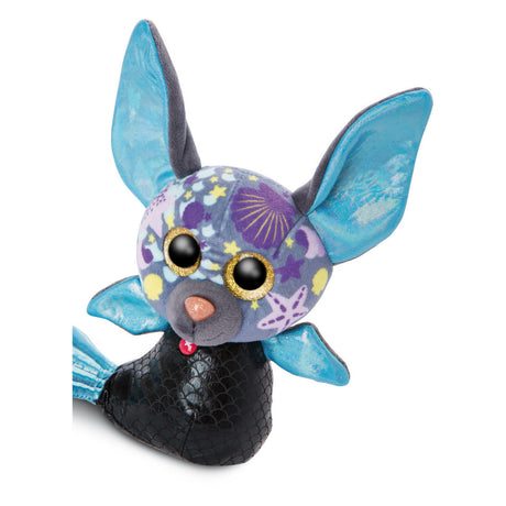 Nici Glubschis Pluchen Knuffel Vleermuis Zeemeermin Laguna-Lu, 15cm