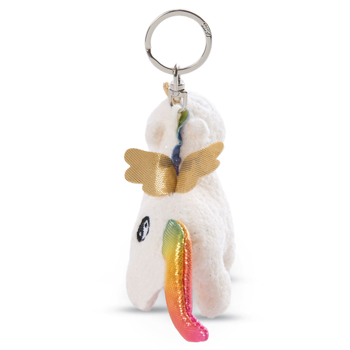 Nici Pluchen Keychain Eenhoorn Rainbow Yang, 10 cm