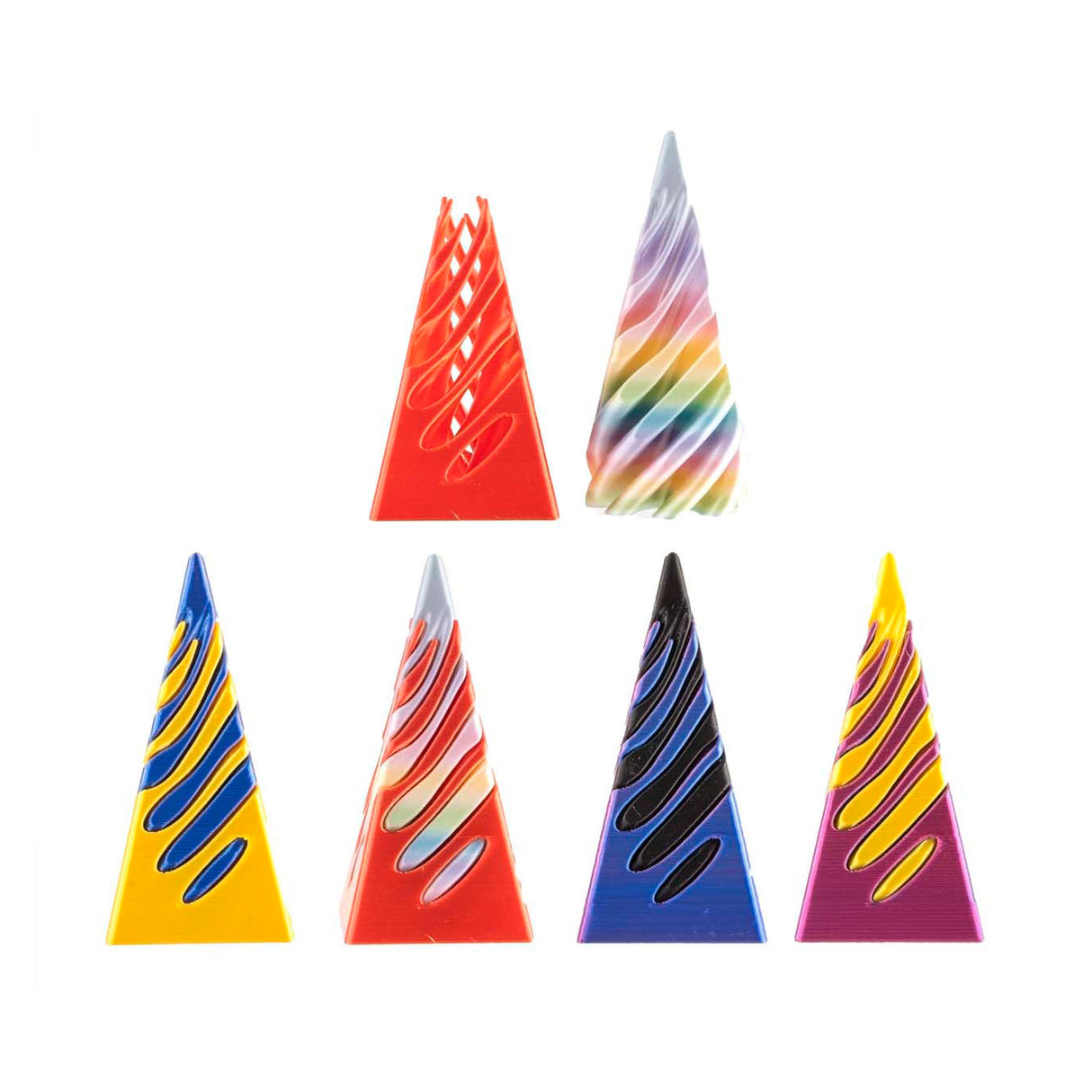 Jono jouets pyramide magique de tour de fidget 3D