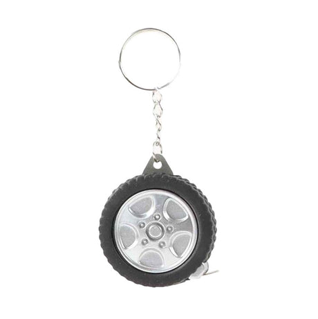 Porte-clés mètre ruban pneu de voiture