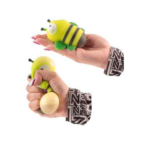 Jono Toys squeeze drôle abeille anti-stress squeeze figure, 9 cm