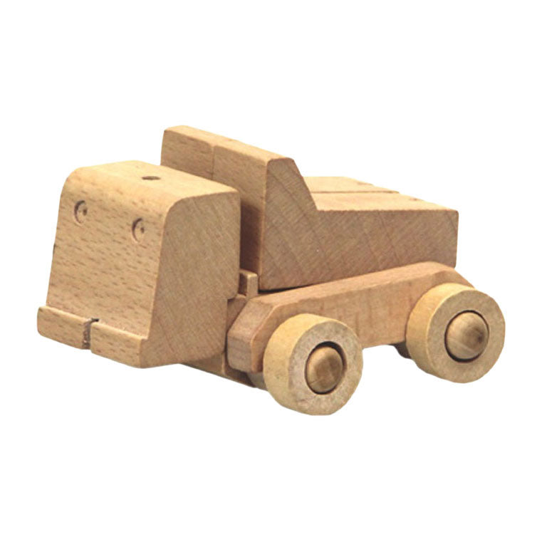 Primi passi - houten transformeer robot truck