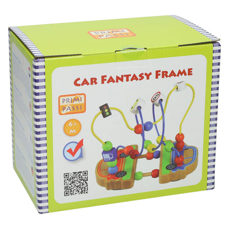 Jonotoys primi passi - cadre fantaisie en perles de bois