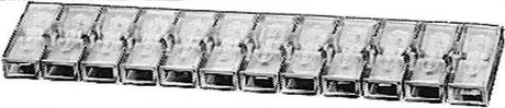 Prise de boîtier de prise Hella, 12 broches 142x42x7,0mm 10 pièces.