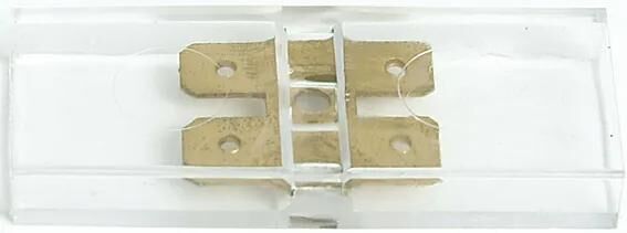 Boîtier de prise Hella boîtier enfichable, 2 pôles 50x20x6,4mm 10 pièces.