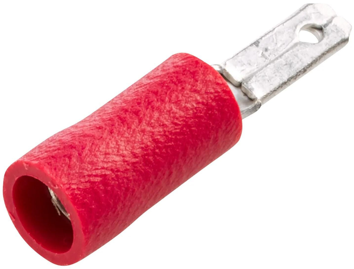 Hella bouchons plats fl.plug 0,5-1,0 100pcs rouge 2,8x0,8mm