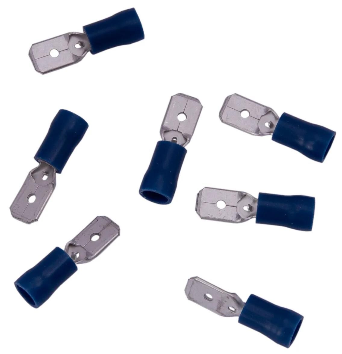 Borne plate à fiches plates Dresselhaus, isolée 6,3x0,8mm 1,5-2,5 qmm