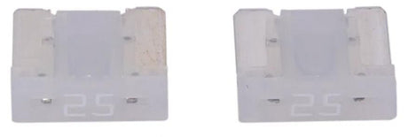 Dresselhaus mini fusible fiche banane mini fusible 25a 2 pcs. profil bas blanc
