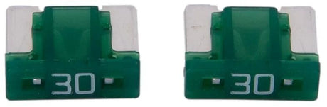 Dresselhaus mini fusible fiche banane mini fusible 30a 2 pcs. profil bas vert clair