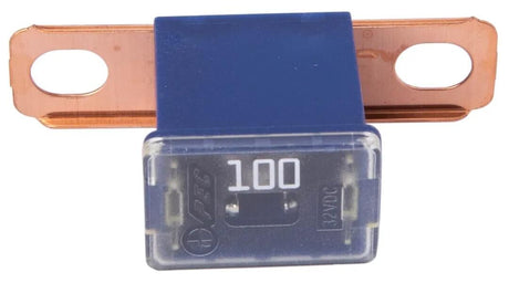 Short courbé à fusible à cliquet Dresselhaus (cs) . protection 100a plié(cs) m. raccord à vis bleu