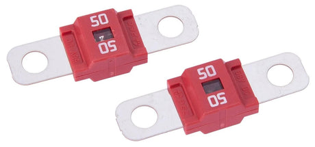 Dresselhaus midi protection par fusible à fort courant midi 50a avec raccord à vis rouge