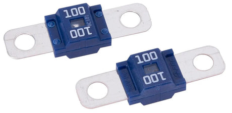 Dresselhaus midi protection par fusible à fort courant midi 100a avec raccord à vis bleu
