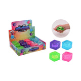 Cube anti-stress à montée lente Duckiez avec paillettes