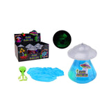 Johntoy ovni slime avec lumière et lueur dans le noir extraterrestre