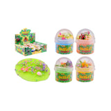Johntoy flora world - slime en présentoir 12 pcs.